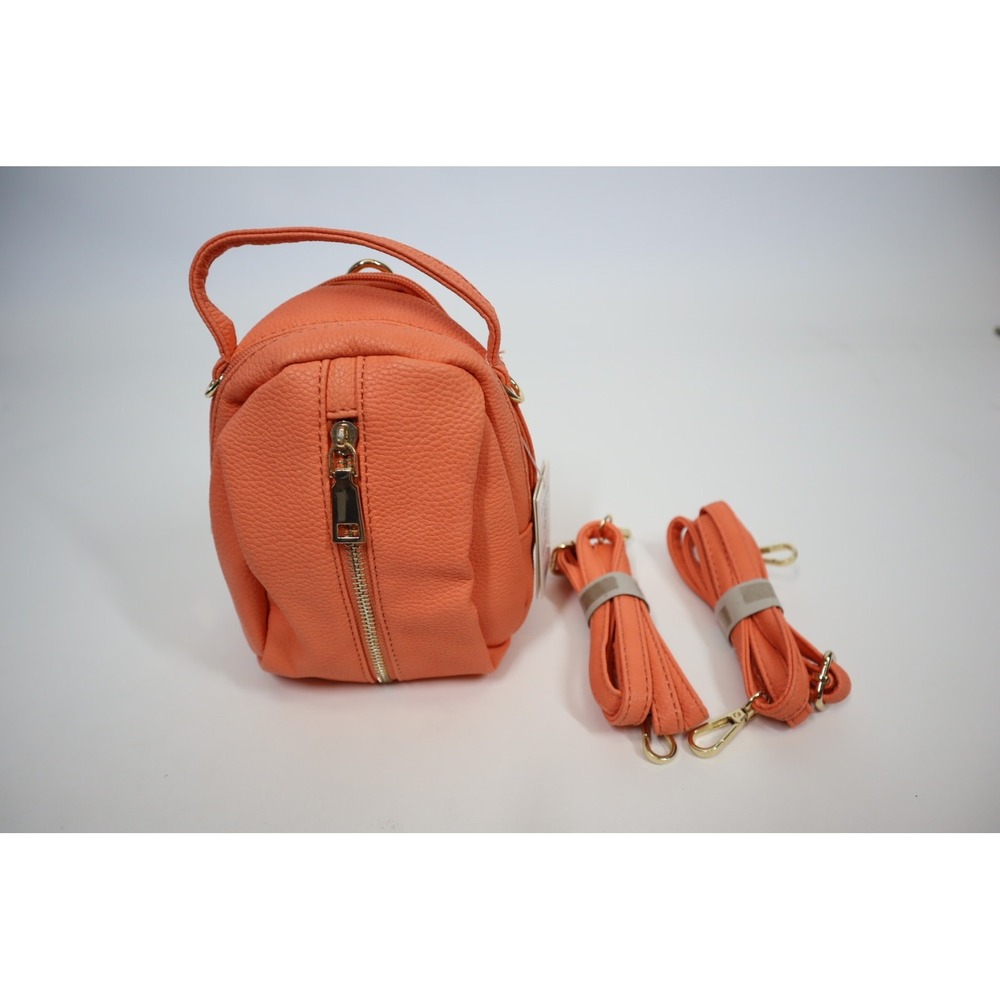 AR New York - Convertible Backpack To Cross Body‎ Purse- Orange